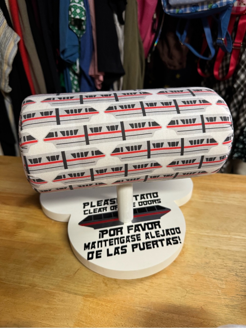 Monorail Print Disney Ear Headband Stand
